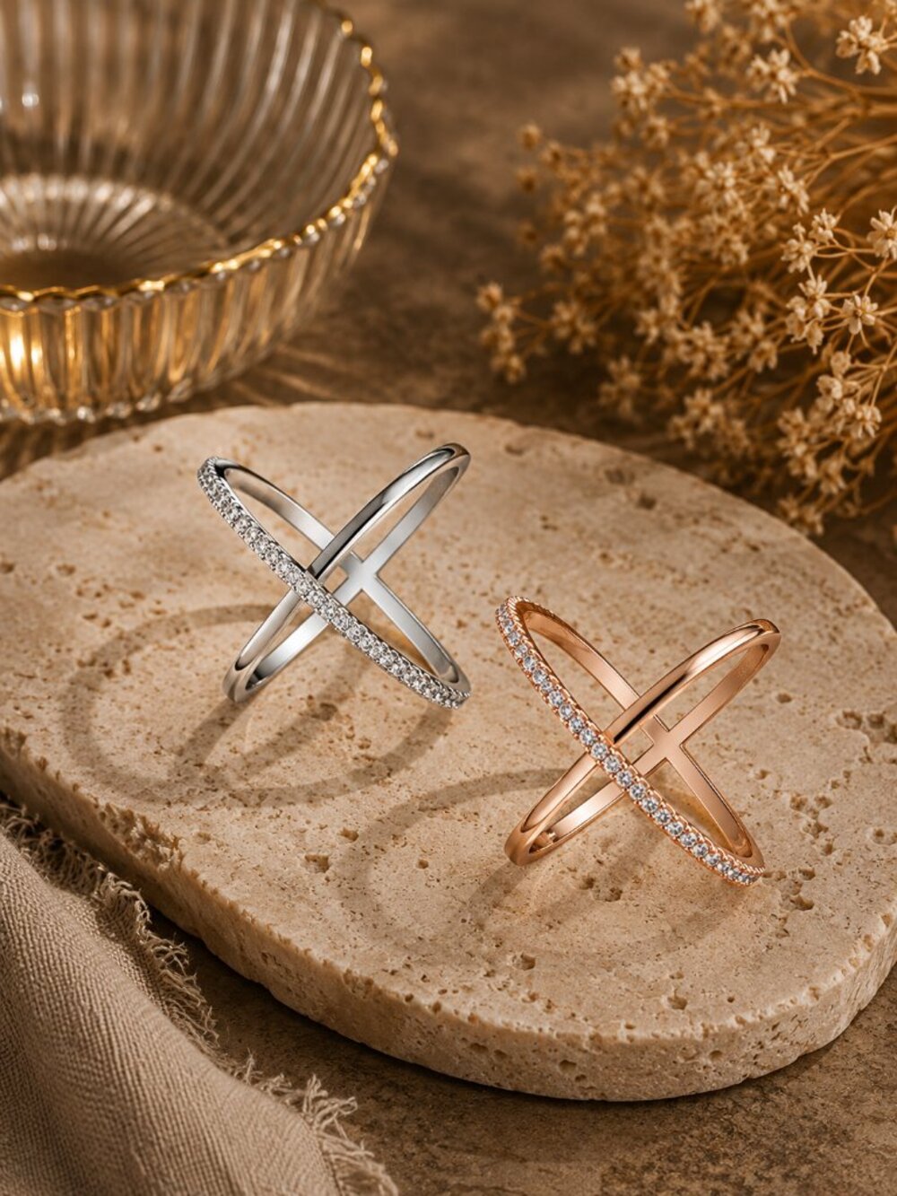 Crisscross X Ring
